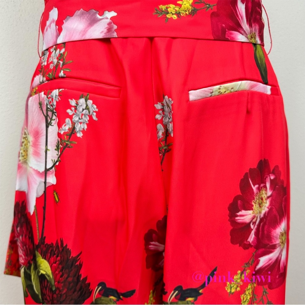 Ted Baker Piiper Berry Sundae Floral Wrap Jumpsuit - Picture 12 of 17